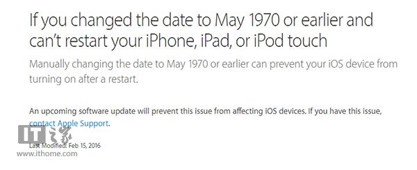 죡OiOS9.2.1ޏ͡1970Խ׃uBug